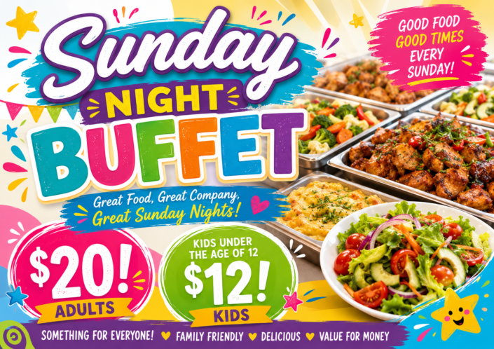 sunday night buffet poster Sunday Night Buffet